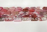 CNG8395 15.5 inches 8*18mm - 10*25mm freeform agate beads