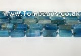 CNG8397 15.5 inches 8*18mm - 10*25mm freeform agate beads