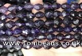 CNG8518 15.5 inches 8*10mm - 10*14mm faceted nuggets amethyst beads