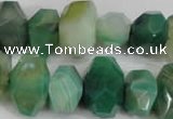 CNG853 15.5 inches 12*18mm – 13*22mm faceted nuggets agate beads