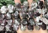 CNG8552 15.5 inches 13*18mm - 15*25mm faceted freeform tourmaline beads