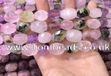 CNG8566 12*16mm - 15*20mm faceted nuggets mixed quartz beads