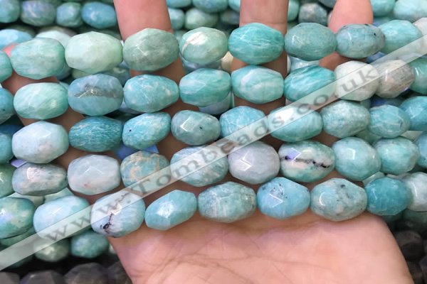 CNG8568 12*16mm - 13*18mm faceted nuggets amazonite beads