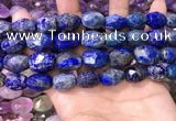 CNG8573 12*16mm - 15*20mm faceted nuggets lapis lazuli beads