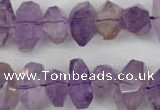 CNG860 15.5 inches 8*12mm – 12*20mm faceted nuggets amethyst beads