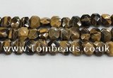 CNG8620 10*13mm - 12*16mm faceted freeform yellow tiger eye beads