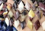 CNG8641 13*20mm - 15*25mm faceted freeform mookaite beads