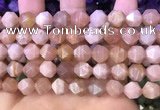 CNG8744 15.5 inches 12mm faceted nuggets moonstone gemstone beads