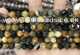 CNG8776 15 inches 8mm faceted nuggets jasper gemstone beads