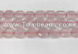 CNG8802 15.5 inches 16mm - 20mm faceted freeform rose quartz beads