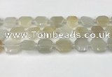 CNG8807 15.5 inches 16mm - 20mm faceted freeform moonstone beads