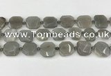 CNG8809 15.5 inches 16mm - 20mm faceted freeform moonstone beads