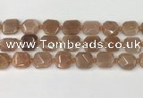 CNG8812 15.5 inches 16mm - 20mm faceted freeform moonstone beads