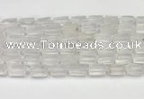 CNG8845 15.5 inches 8*12mm - 10*16mm nuggets matte white crystal beads