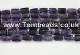 CNG8848 15.5 inches 8*12mm - 10*16mm nuggets matte amethyst beads