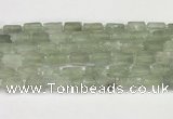 CNG8852 15.5 inches 8*12mm - 10*16mm nuggets matte green quartz beads