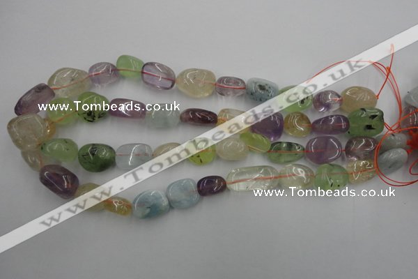 CNG886 15.5 inches 10*14mm – 15*20mm nuggets mixed quartz beads