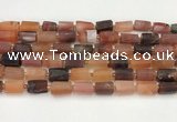 CNG8861 15.5 inches 8*12mm - 10*16mm nuggets matte carnelian beads