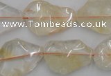 CNG889 15.5 inches 15*20mm – 20*30mm freeform citrine beads