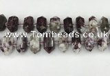 CNG8904 10*25mm - 14*30mm faceted nuggets tourmaline beads