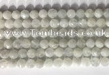 CNG9051 15.5 inches 8mm faceted nuggets white moonstone gemstone beads