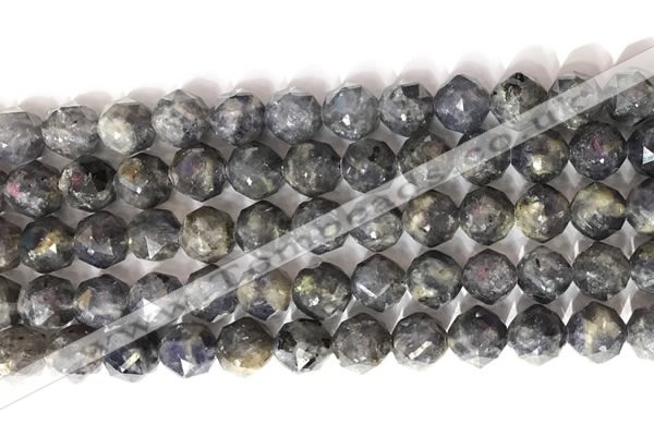 CNG9060 15.5 inches 10mm faceted nuggets iolite gemstone beads