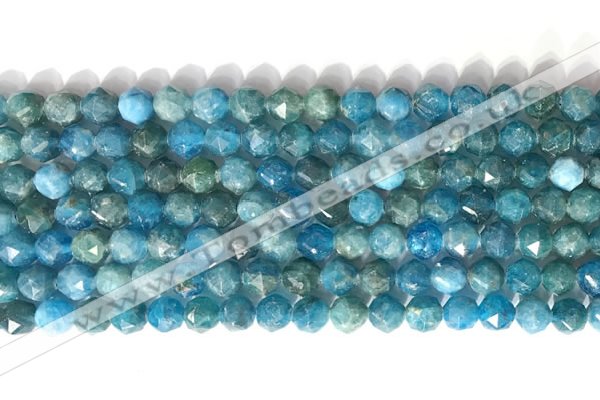 CNG9082 15.5 inches 6mm faceted nuggets apatite gemstone beads