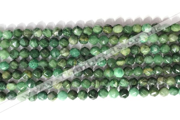 CNG9097 15.5 inches 6mm faceted nuggets African jade beads