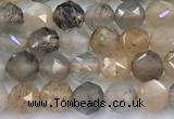 CNG9103 15 inches 4mm faceted nuggets sunstone beads