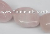 CNG97 15.5 inches 10*18mm - 18*25mm nuggets rose quartz gemstone beads