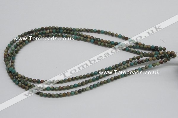 CNI01 16 inches 4mm round natural imperial jasper beads wholesale