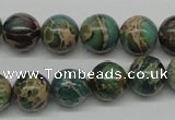 CNI05 16 inches 12mm round natural imperial jasper beads wholesale