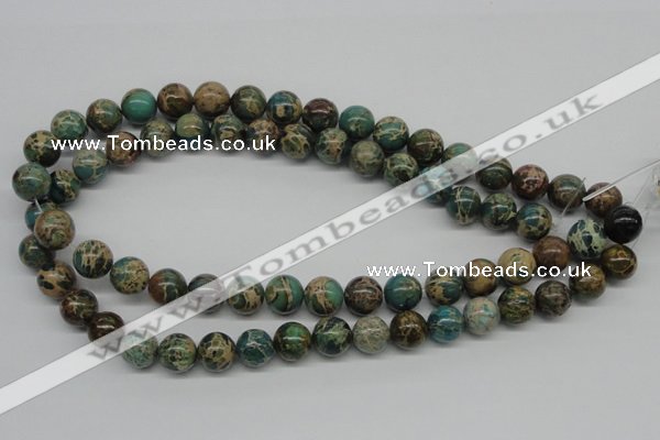 CNI05 16 inches 12mm round natural imperial jasper beads wholesale