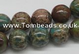 CNI06 16 inches 14mm round natural imperial jasper beads wholesale