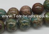 CNI06 16 inches 14mm round natural imperial jasper beads wholesale