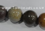 CNI207 15.5 inches 18mm round imperial jasper beads wholesale