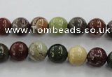 CNI302 15.5 inches 8mm round imperial jasper beads wholesale