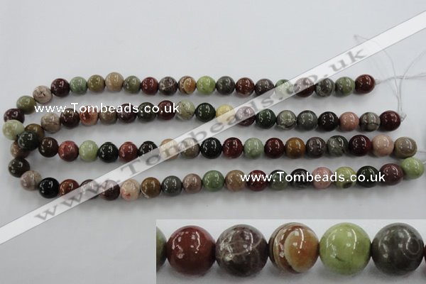 CNI302 15.5 inches 8mm round imperial jasper beads wholesale