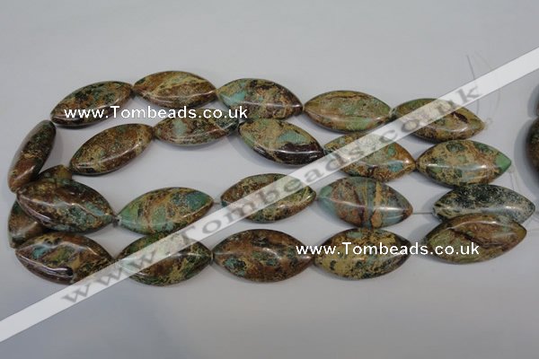 CNI35 15.5 inches 20*38mm marquise natural imperial jasper beads