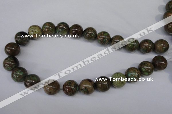 CNI55 15.5 inches 18mm round natural imperial jasper beads