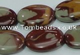 CNJ07 15.5 inches 18*25mm oval natural noreena jasper beads