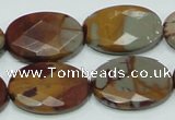 CNJ11 15.5 inches 18*25mm faceted oval natural noreena jasper beads