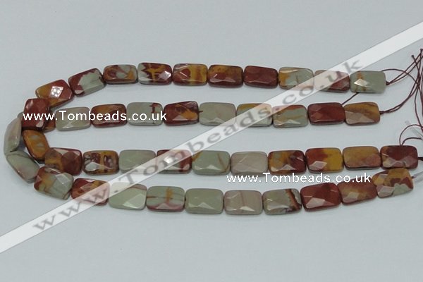 CNJ12 15.5 inches 13*18mm faceted rectangle natural noreena jasper beads