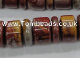 CNJ31 15.5 inches 6*18mm & 12*18mm rondelle noreena jasper beads