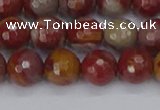 CNJ310 15.5 inches 8mm faceted round noreena jasper beads