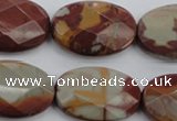 CNJ52 15.5 inches 20*30mm faceted oval noreena jasper beads