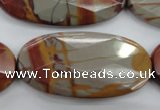 CNJ53 15.5 inches 25*50mm faceted oval noreena jasper beads