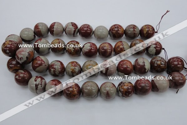 CNJ73 15.5 inches 20mm round noreena jasper beads wholesale