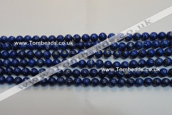 CNL1051 15.5 inches 7.5mm - 8mm round B+ grade natural lapis lazuli beads