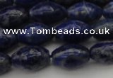 CNL1102 15.5 inches 8*12mm rice lapis lazuli gemstone beads